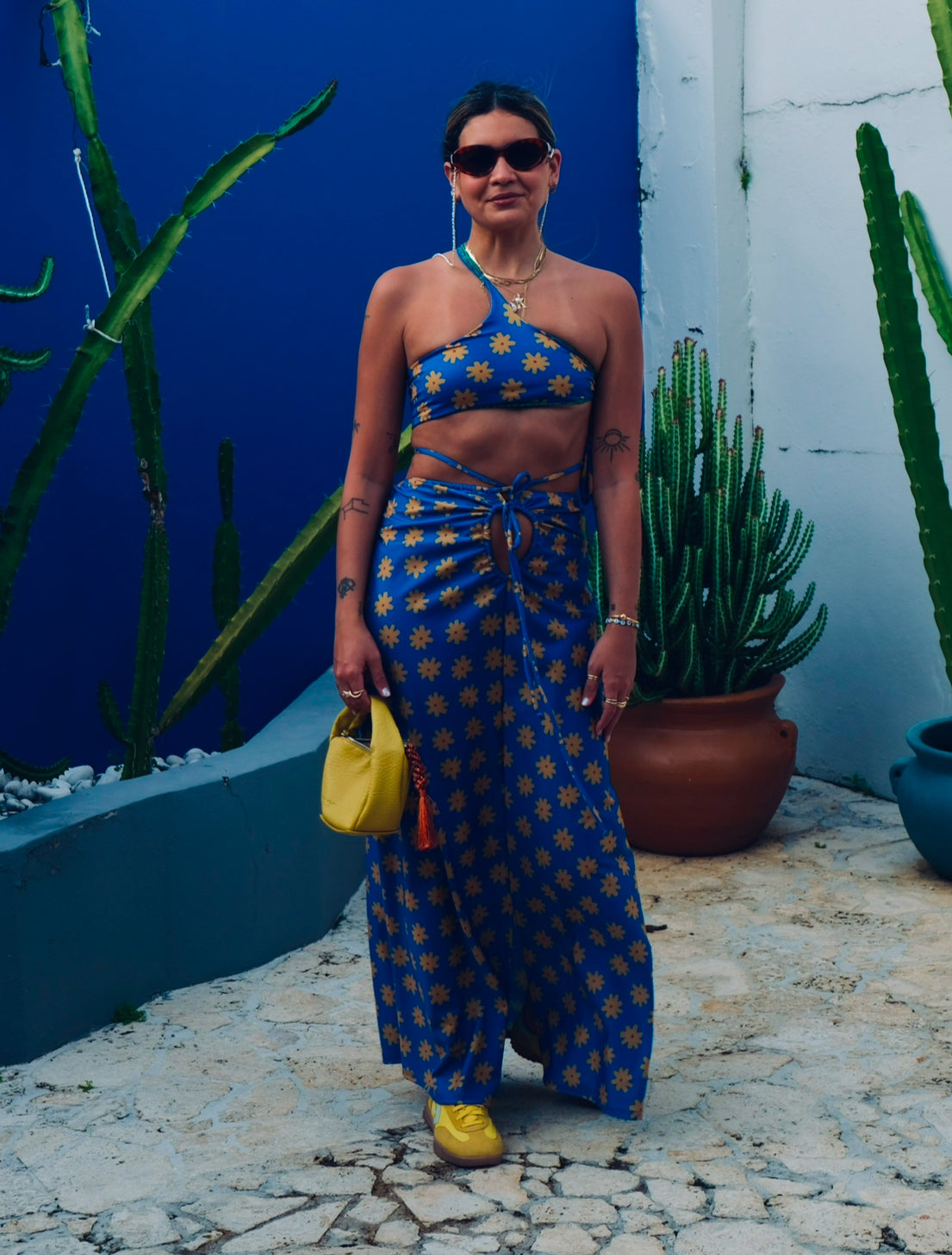 TROPICO POMPON MULTI DRESS