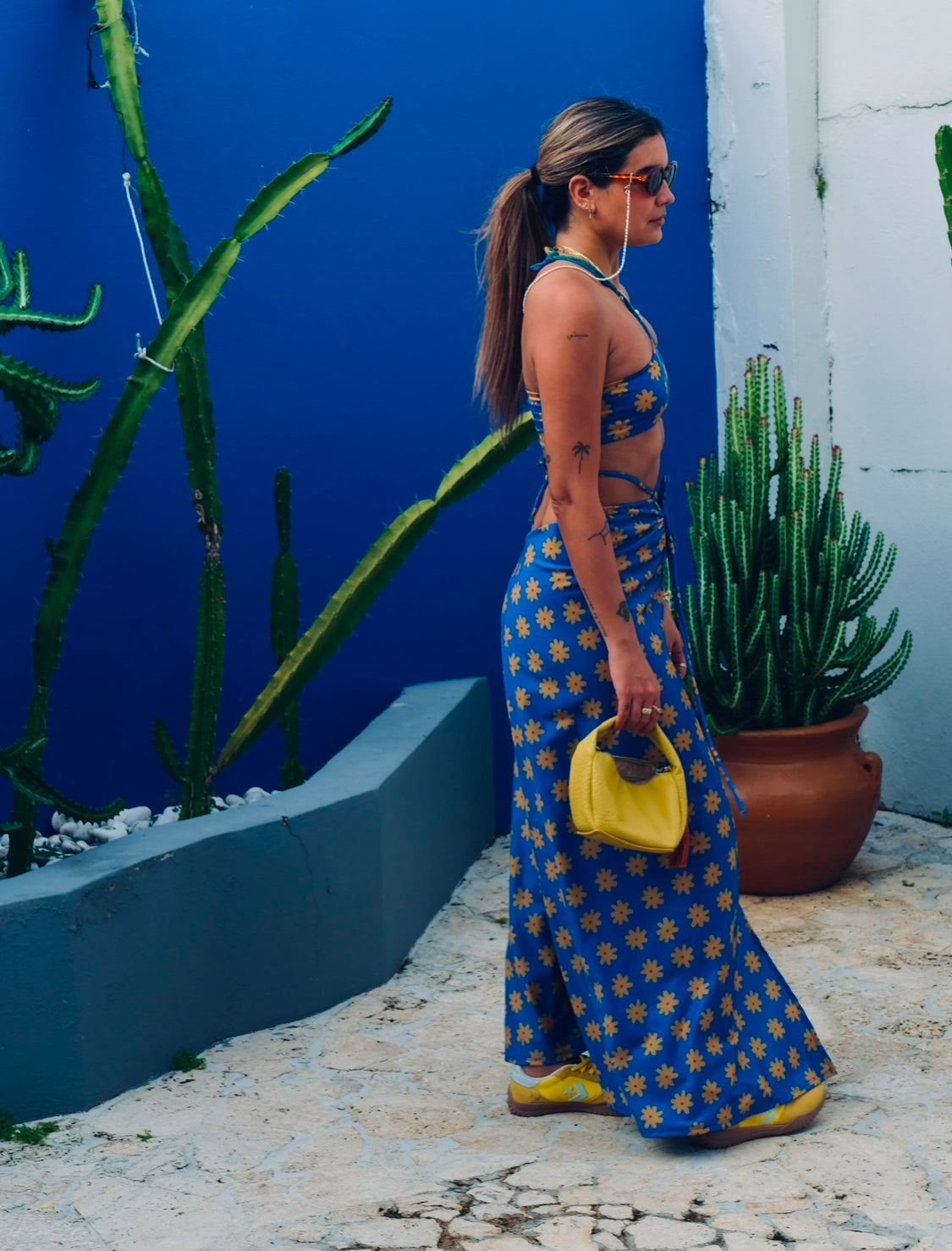TROPICO POMPON MULTI DRESS